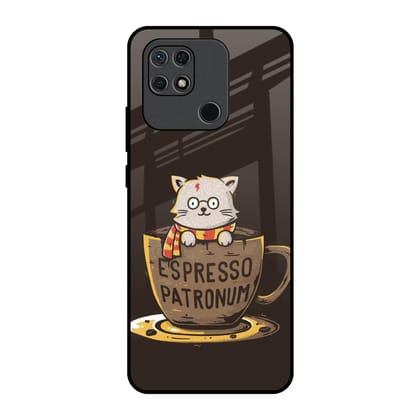 Tea With Kitty Glass Case For Redmi 10