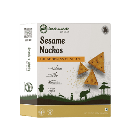 Snack O aholic Baked Sesame Nachos - 100g