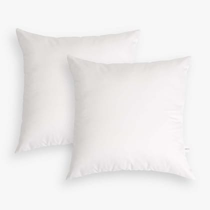 Cushion Insert (Filler) - Super Soft Microfiber-16inch x 16inch / 2 Pillows