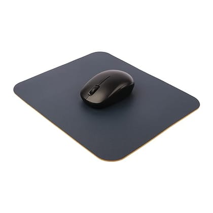 PU Leather Mouse Pad for Laptop Notebook Gaming Computer | Smooth Reversible Dual Color Splash Proof Anti Fray Stitched Edges Anti Skid-Multicolored