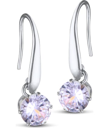 VIVASTRI Silver Tassel Earrings ( Pack of 1 )