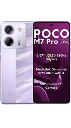 POCO M7 Pro 5G, Lavender Frost (8GB, 256GB) POCO M7 Pro 5G, Lavender Frost (8GB, 256GB) - Lavender Frost