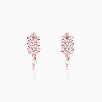 Rose Gold Gleam of Glamour Earrings