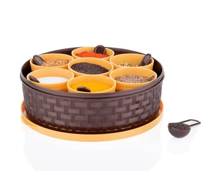 Round Plastic Masala Spice Box Round Plastic Masala Spice Box