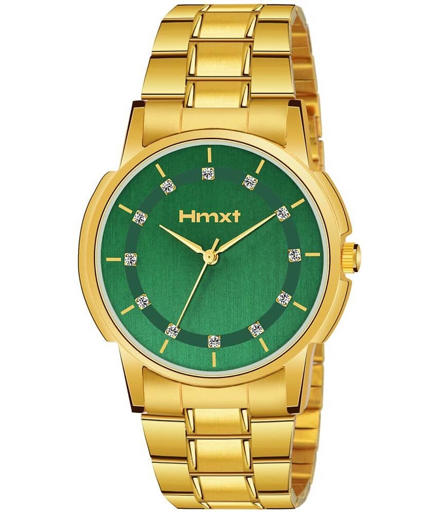 HMXT Gold Metal Analog Men's Watch