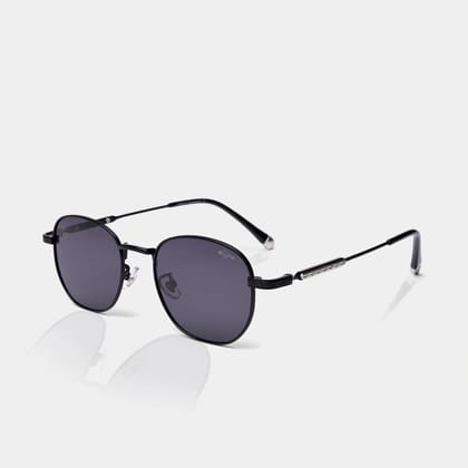 MOONX CLASSIC STREAK – Polarised Round Metal Frame Sunglasses (Unisex)