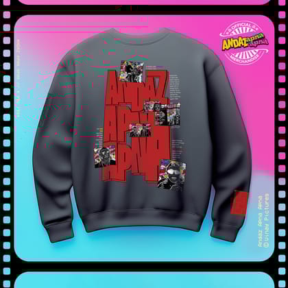 Amar Prem: Andaz Apna Apna Oversized Sweatshirt-S