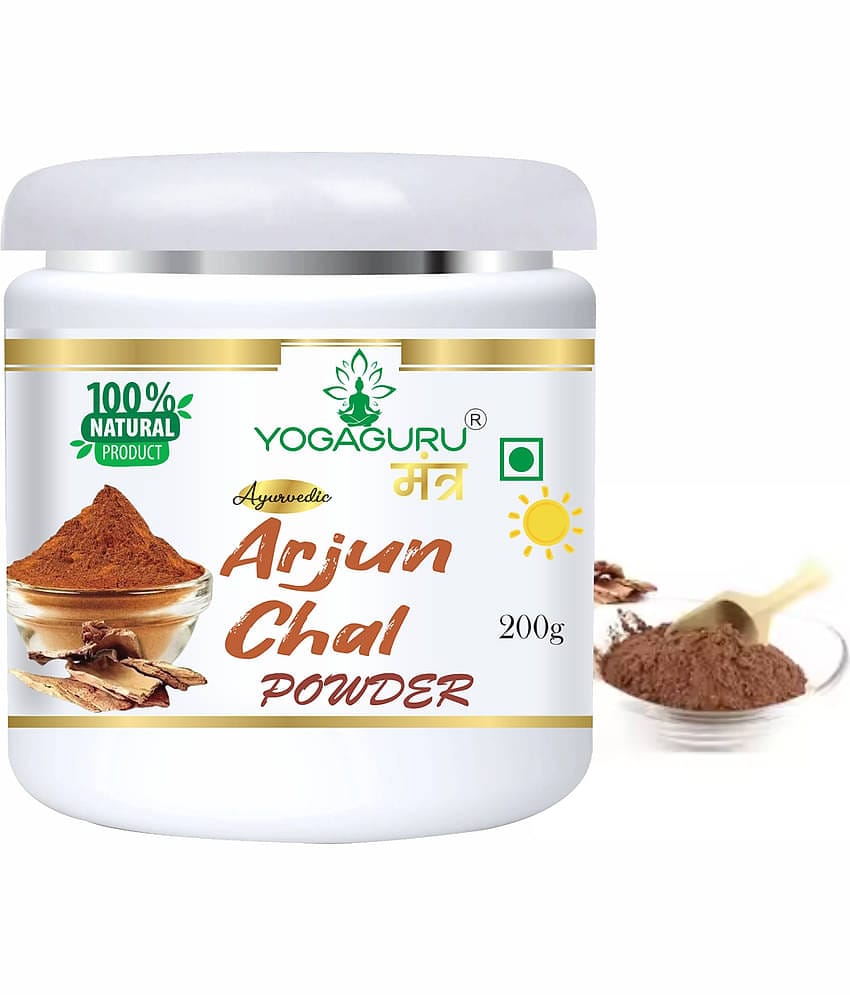 Yogaguru Mantr Arjun Ki Chaal Powder, Arjuna Bark, Arjun Chal Tree Chhal (200 G)