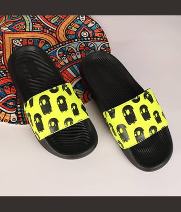 PERY PAO Green Men's Slide Flip Flop