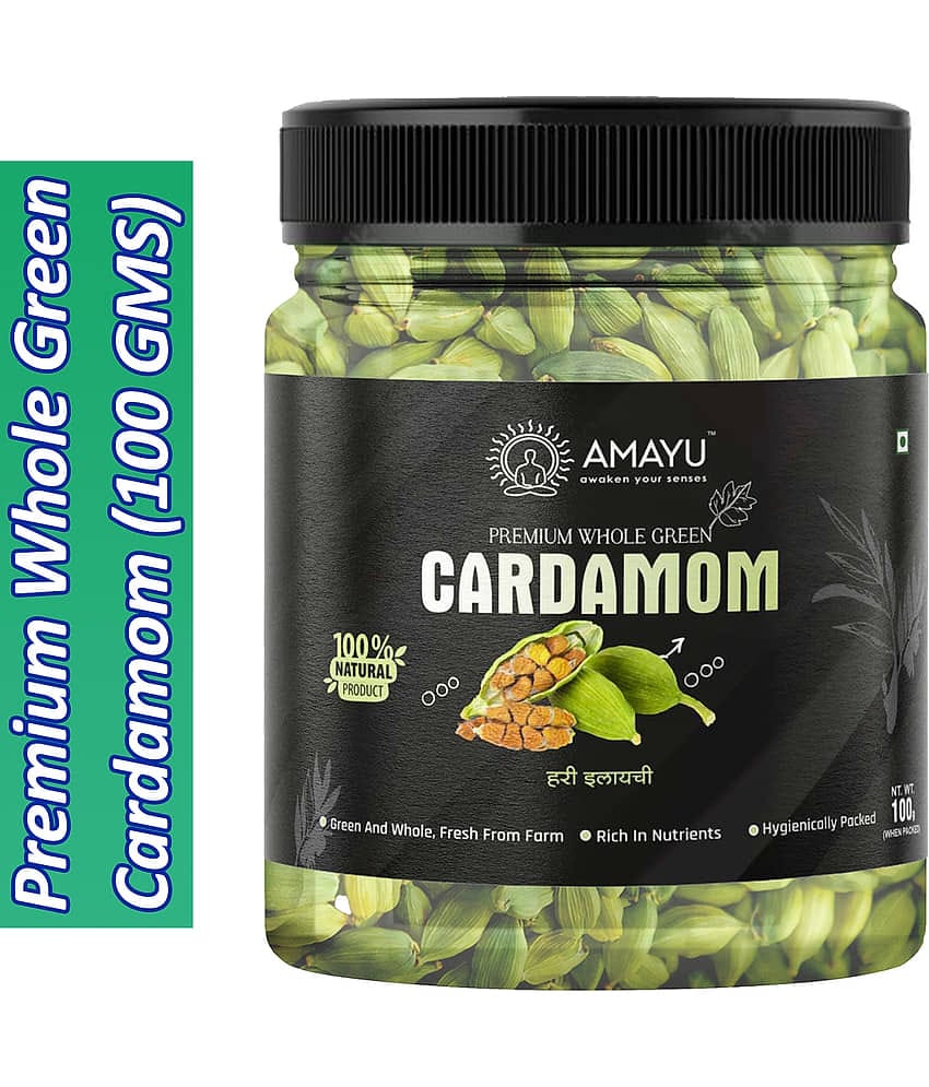 AMAYU Whole Cardamom 100 gm