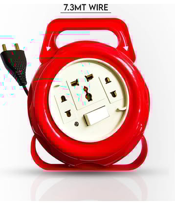 JGARD TURBO 2 Pin FLEX BOX Extension Board (6Amp, 240V) 7.3mt 3 Socket Extension Board