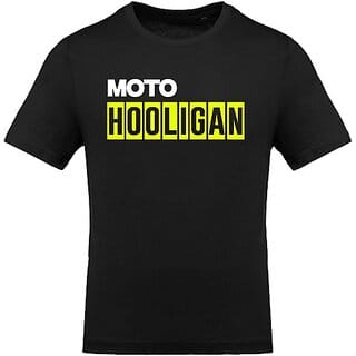 FastB Men Typography Round Neck Black T-Shirt