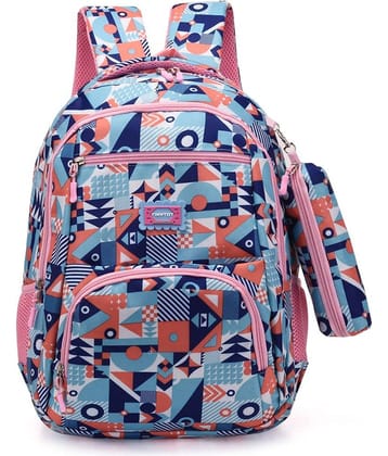 Tinytot Blue Polyester Backpack For Kids
