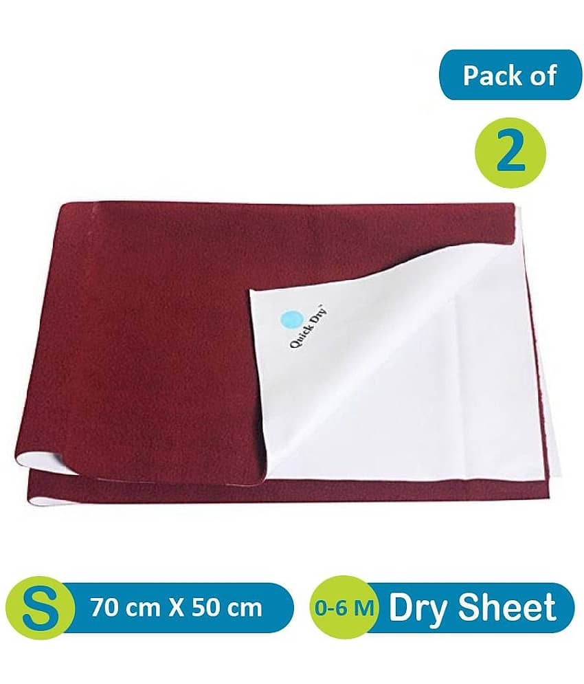 Quick Dry Brown Waterproof Small - Pack of 2 Rubber Sheet