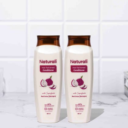 Naturali Hairfall Arrest Conditioner (Pack of 2)-180ml x 2