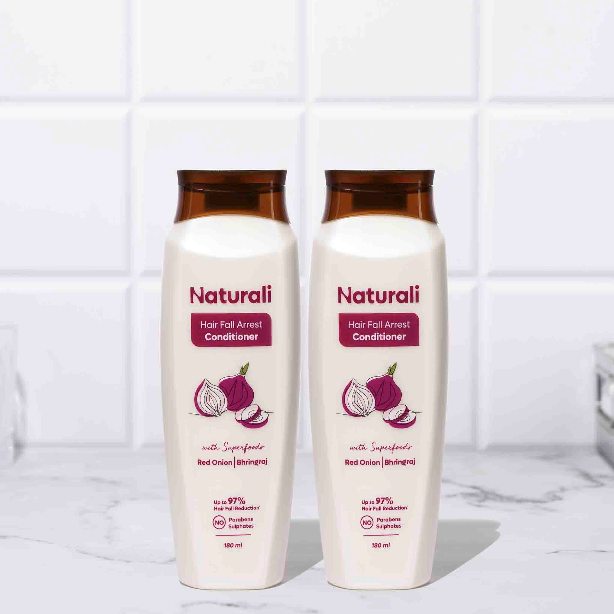 Naturali Hairfall Arrest Conditioner (Pack of 2)-180ml x 2