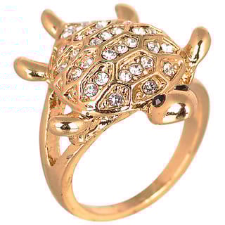 Jianashi Fashion Turtle Meru Ring For Good Luck Challa Ring and Prosperity - Men  Women Size-16
