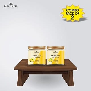 PARK DANIEL Premium Citric Acid Powder Combo pack of 2 Jars of 100 gms(200 gms) (200 g)
