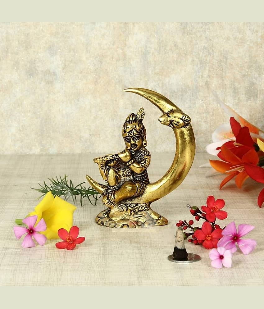 KridayKraft Aluminium Laddu Gopal Idol ( 4.5 cm )