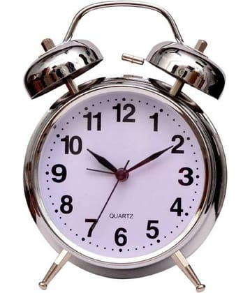 Mitra Analog 8819-silver Alarm Clock - Pack of 1