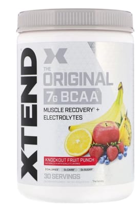 scivation xtend bcaa, w 30 servings, ( 420 gm,, fruit punch)