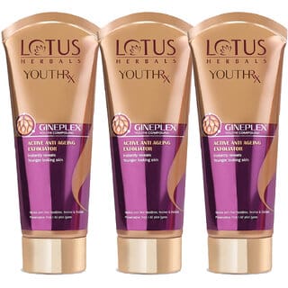 Lotus Herbals Youthrx Active Anti Ageing Exfoliator   100g   (Pack Of 3)