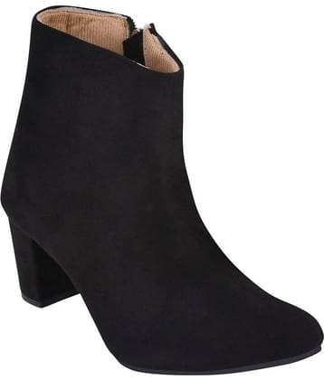Shoetopia - Black Women's Ankle Length Boots