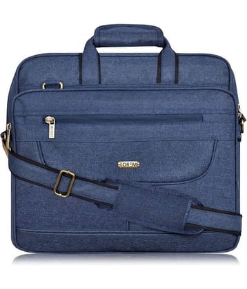 Lorem - Blue Textured Messenger Bag
