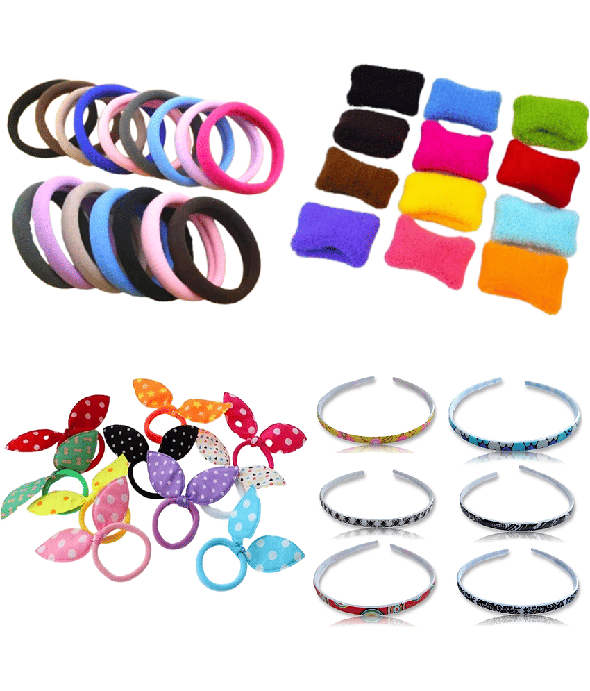 BELLO TOKO - Multi Girls Hair Accessory Set ( Pack of 1 )