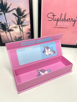 Unicorn Organiser case | Mini unicorn box-Pink