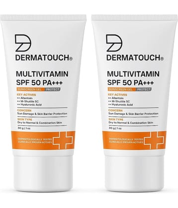 Dermatouch SPF 50 Sunscreen Cream For All Skin Type ( Pack of 2 )