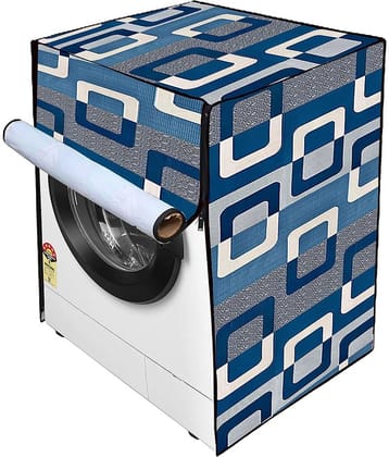 ENTICE Front Load Washing Machine Cover Compatiable Upto 10 kg - Blue