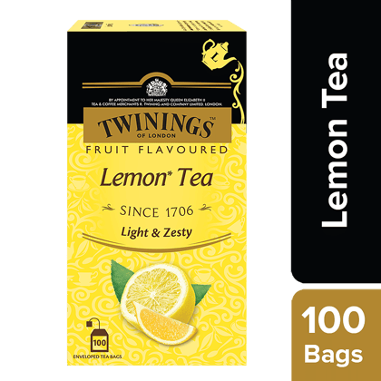 Twinings Flavoured Tea - Lemon, 200 g (100 Bags x 2 g each)