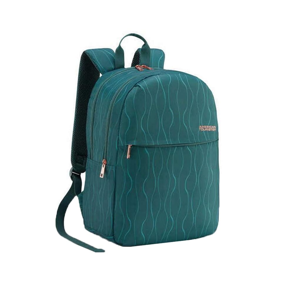 Bella 3.0 Style 02, 20 L Volume College and Office 3 Compartment Backpack with Front Organizer and Spacious Interiors for Women - Olive