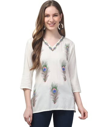 Rayon Short Kurti For Women (Pack of 1)
