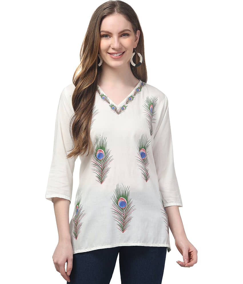 Rayon Short Kurti For Women (Pack of 1)