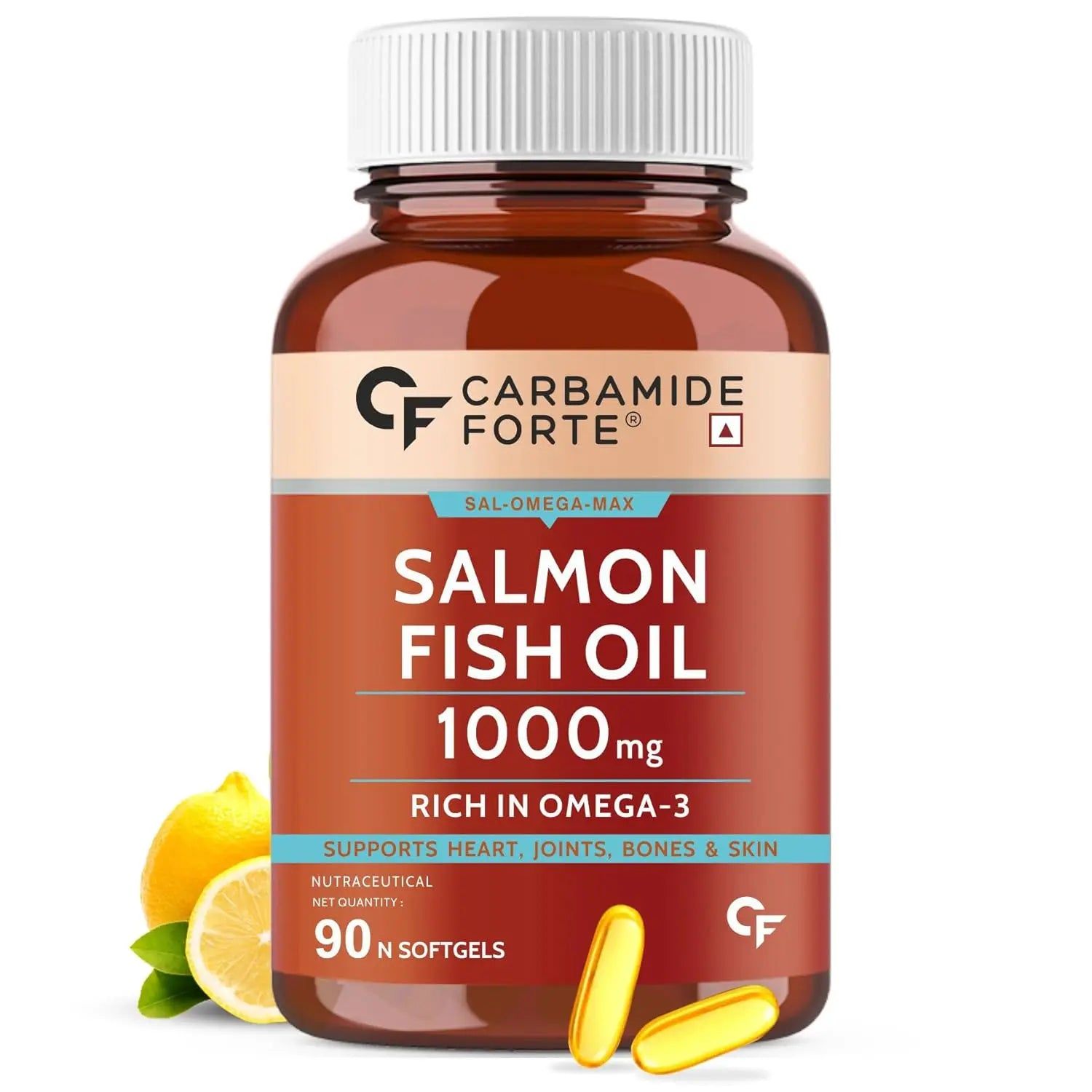 Carbamide Forte Salmon Fish Oil Omega 3 | 90 Softgels
