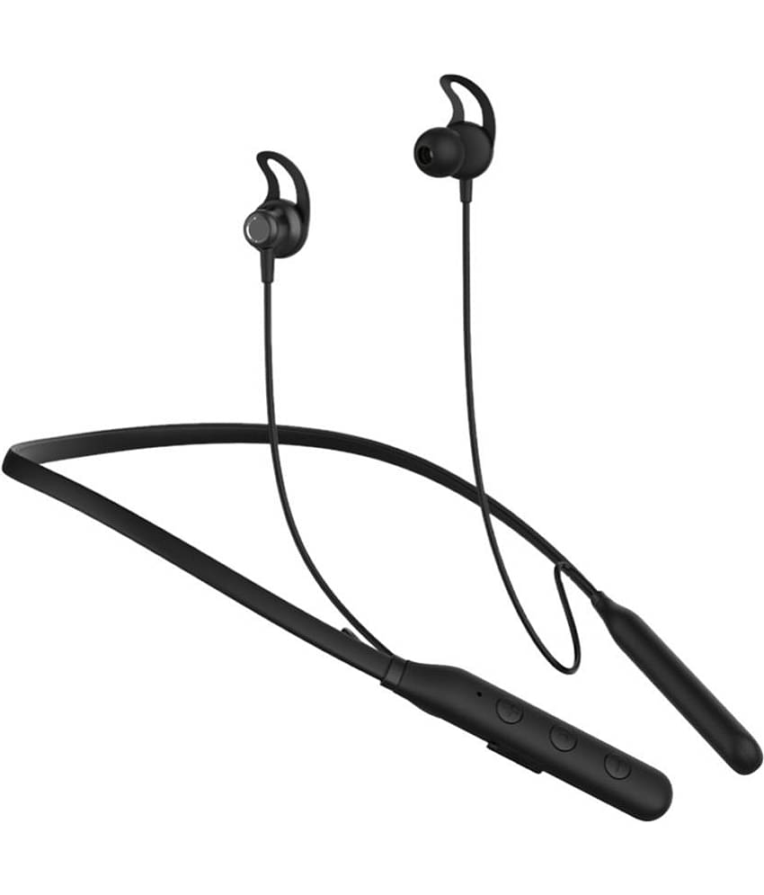 Tecsox Pulse 300 In-the-ear Bluetooth Headset with Upto 30h Talktime Deep Bass - Black