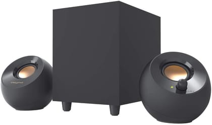 Creative&nbsp;Pebble Plus 2.1 Desktop Speakers with Subwoofer - Black