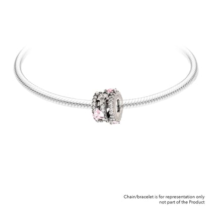 Hearts In Motion | 925 Silver charms for Bracelets / Chain-Free / Silver / Modern