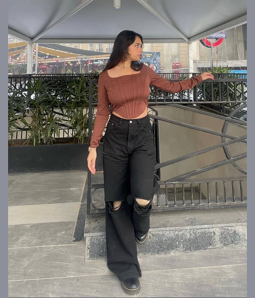 9x denims - Black Denim Regular Fit Women's Jeans ( Pack of 1 )