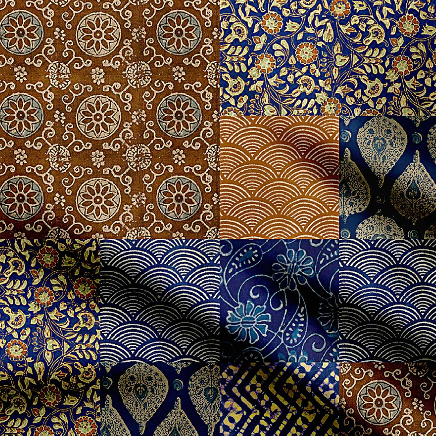 Vector Patten Dark-Organza