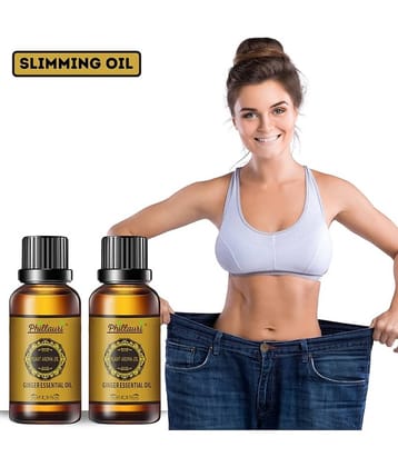 Phillauri Fat Loss Oil Weight Loss Oil Shaping & Firming Oil 60 mL Pack of 2