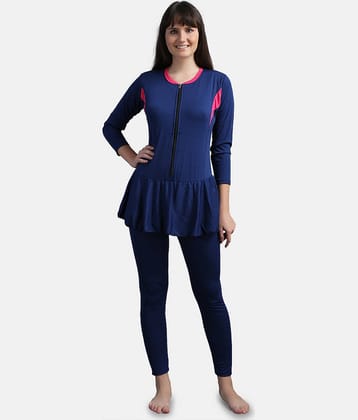 N-Gal Polyester Black One Piece Swimsuit without Skirt - Single