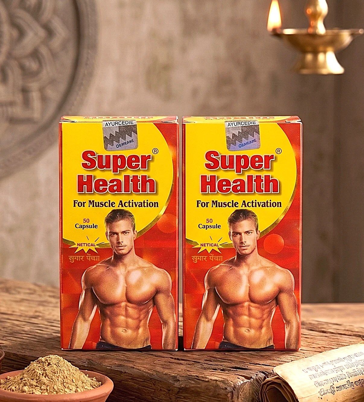 Gita Ayurvedic Super Health Capsules (50 Count, Pack of 2) Weight Gain