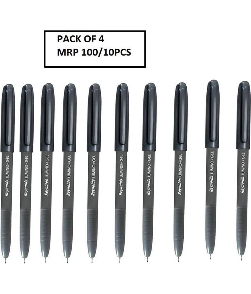 Reynolds Limino Gel Black 10 Pcs (Pack of 4)