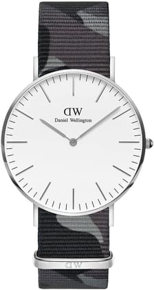 Daniel Wellington Classic 40 mm White Dial Men Analolgue Watch - DW00100372-White
