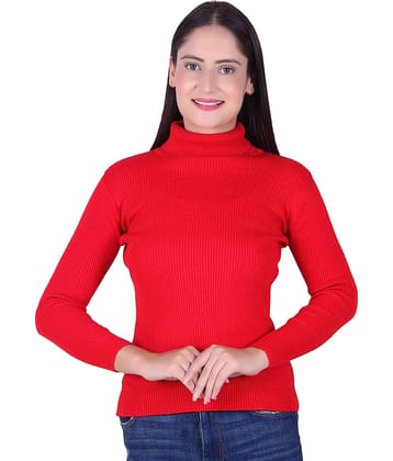 Ogarti Acrylic Red Pullovers