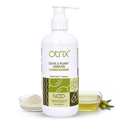 Otrix Olive & Plant Keratin Conditioner for Damage Repair | Strengthens, Smoothens & Nourishes Hair | 300ml Otrix Olive & Plant Keratin Conditioner for Damage Repair | Strengthens, Smoothens & Nourishes Hair | 300ml