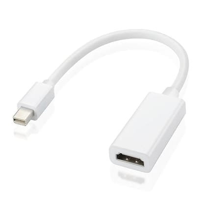 Mini DisplayPort to HDMI,Mini DP to HDMI Full HD Adapter Gold-Plated Cord - Compatible